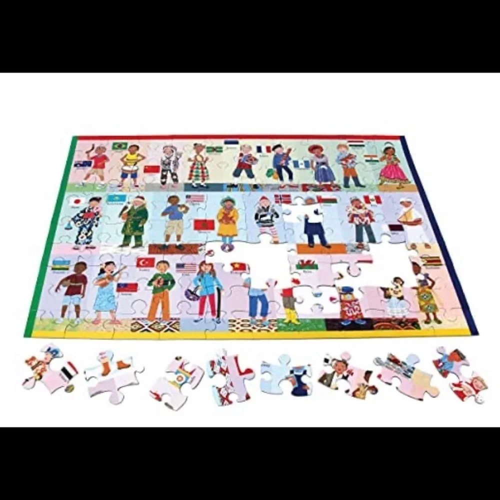 Children of the WORLD 100 piece puzzle. 5+age box never opened